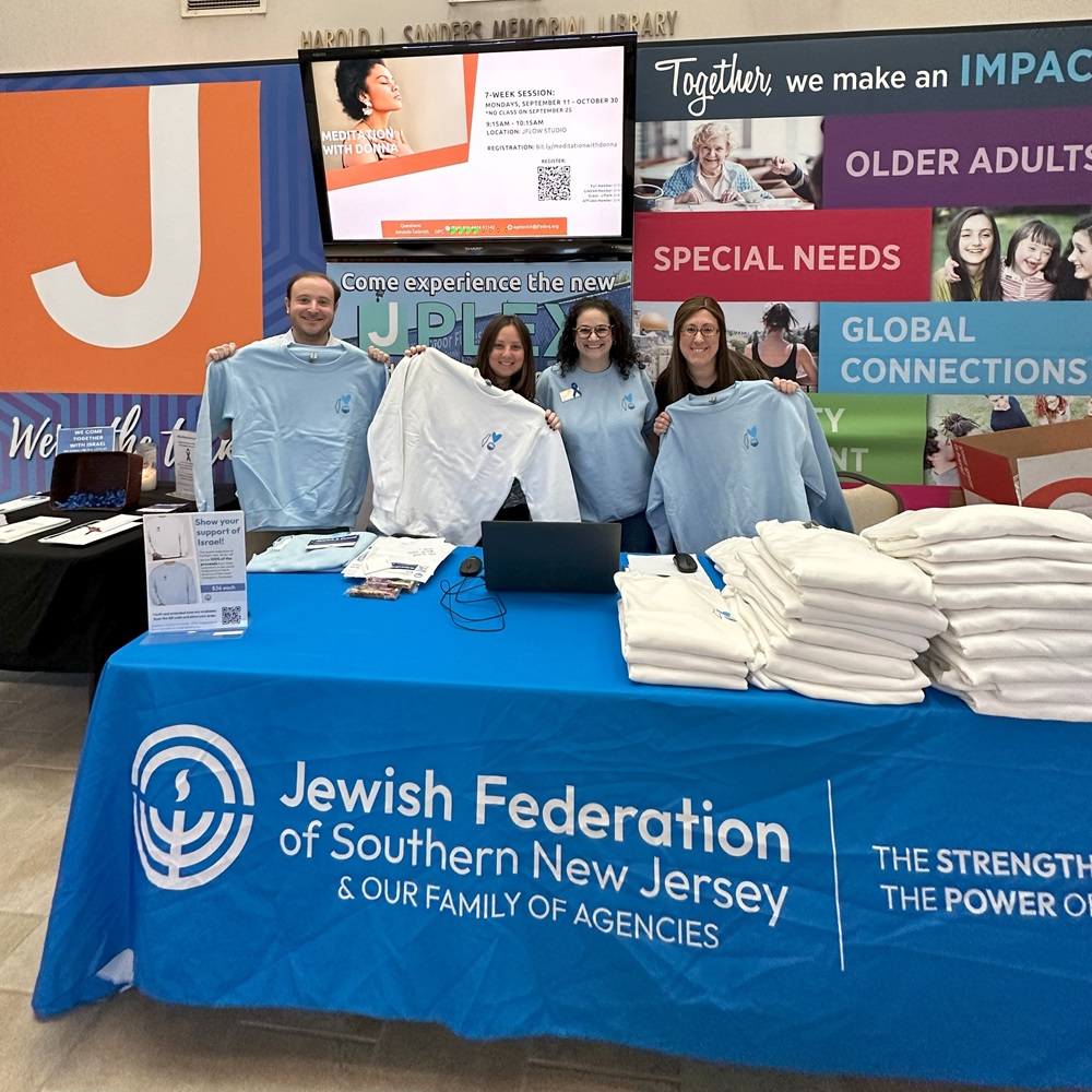 JFSNJ, our family of agencies, and community members come together to show support for Israel in many ways